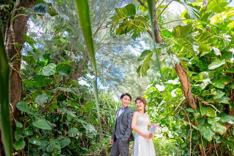 南国植物溢れるグリーンスポット♪