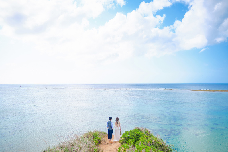 ザネー浜の有名スポット★崖★