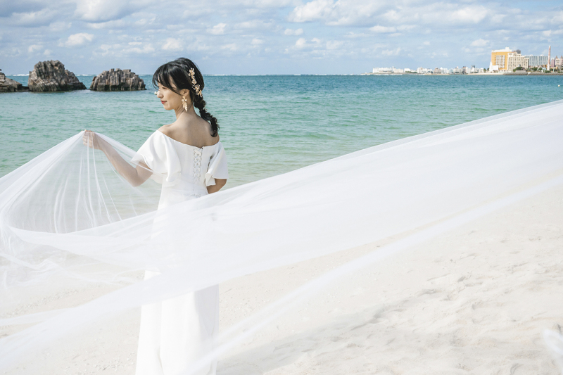 ロングベールで神秘的☆