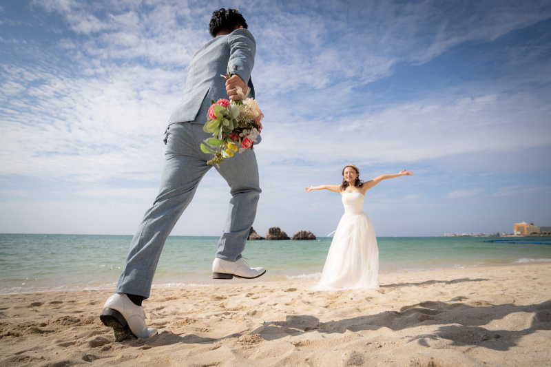 今度は新婦様に向かって☆