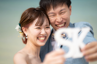 笑顔いっぱいのウェディングフォト＊