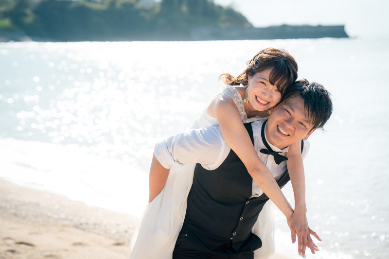 幸せいっぱいビーチフォト♡