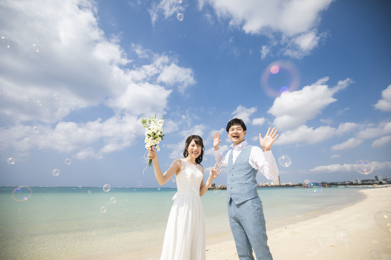 シャボン玉を使って＊