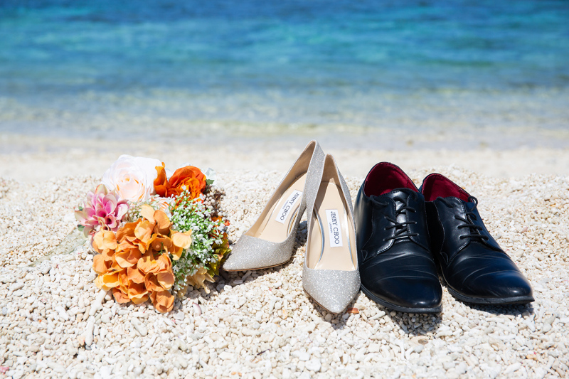 青い海と白い砂浜