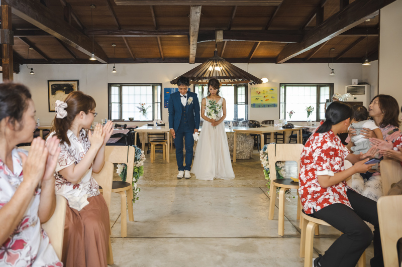 挙式撮影スタートです