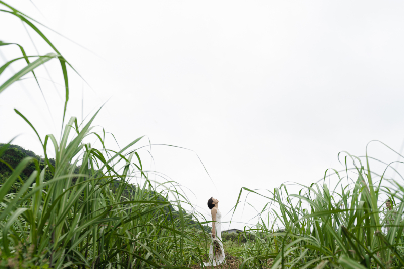 サトウキビ畑でもパシャリ♬