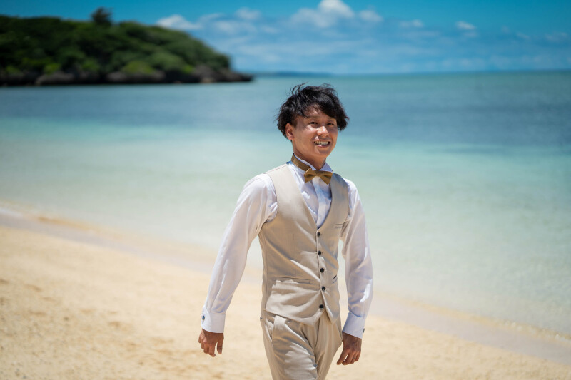 新郎様ソロショット＊