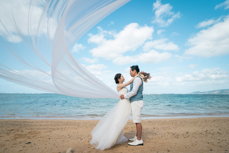 ベールも使って