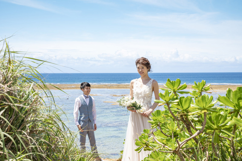 ザネー浜の崖スポット
