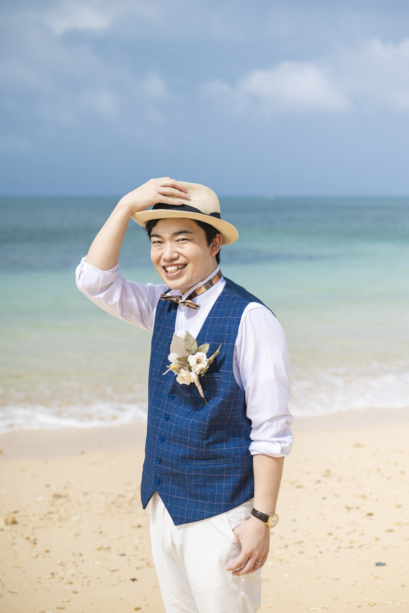 新郎様のソロショット＊