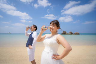 最高の笑顔と最高のロケーション