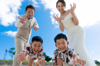 家族みんなで「シーサー!!」