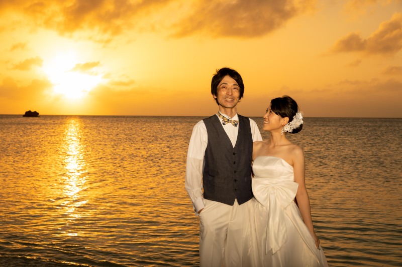 サンセットで幸せな時間を♩