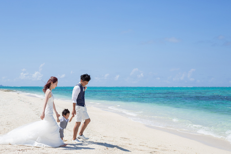 ナガンヌ島でファミリーフォト☆