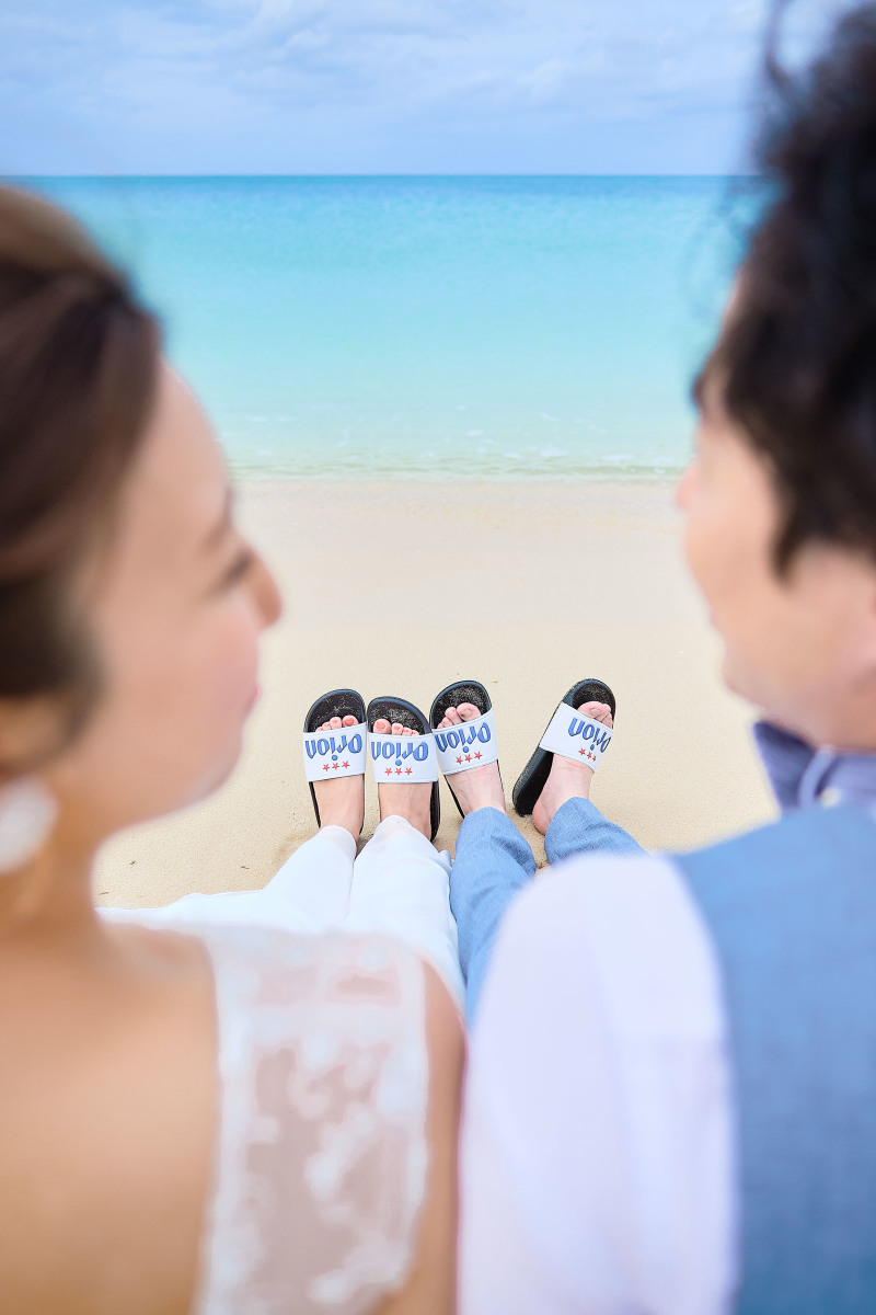 お揃いのサンダル♡