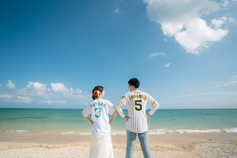 ユニホームを着ながら