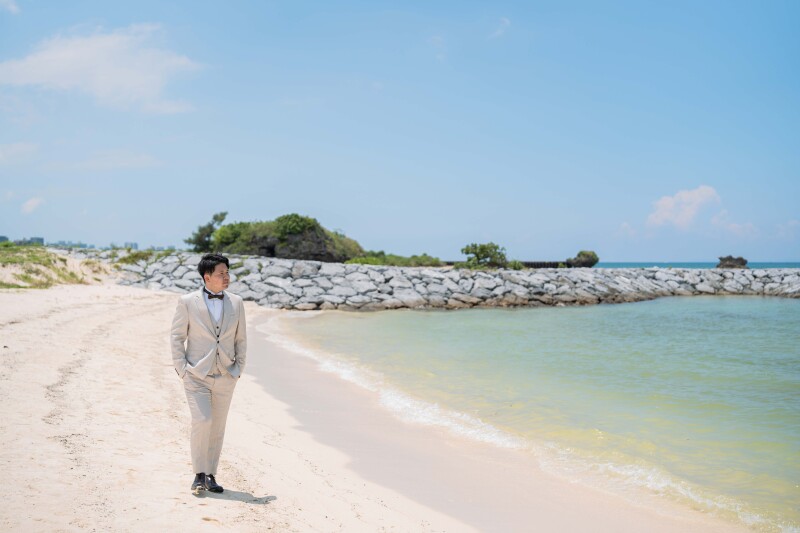 新郎様ソロカット