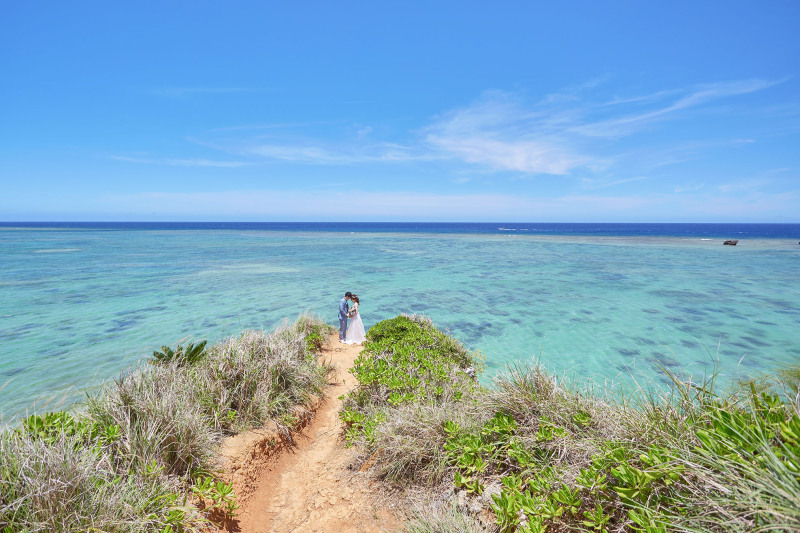 高台で愛を誓う♡