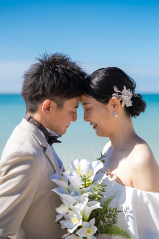 晴天の沖縄で＊