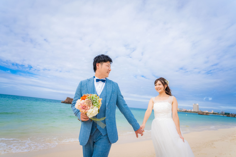 新婦様の手を引いて・・♡