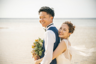 笑顔がキュートなおふたり