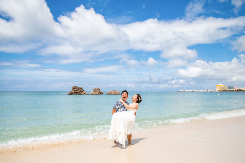 太陽の下でフォトウェディング☀︎