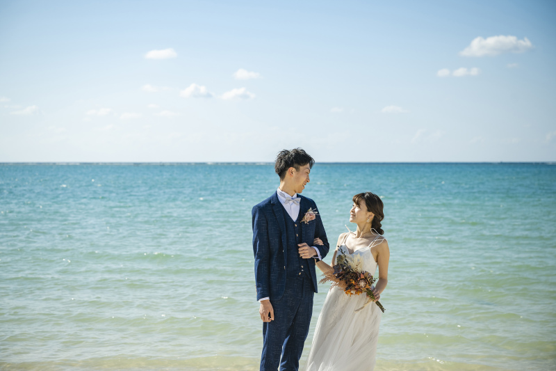 輝く海を背景に✴︎*