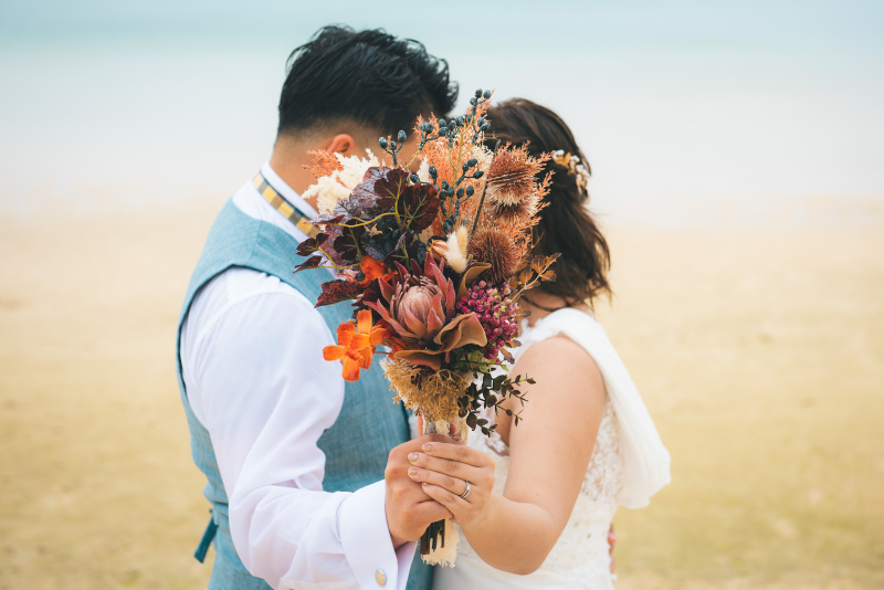 ブーケの先は、、、