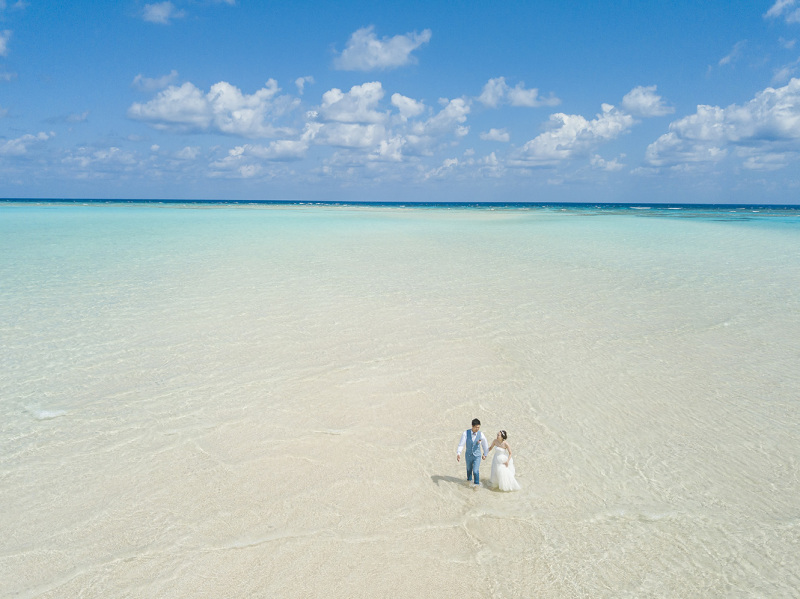 マーブルリゾートウェディング沖縄［MARBLE RESORT WEDDING 沖縄］_ドローン撮影できる