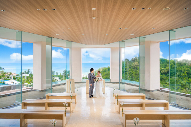 マーブルリゾートウェディング沖縄［MARBLE RESORT WEDDING 沖縄］_チャペルで撮影できる