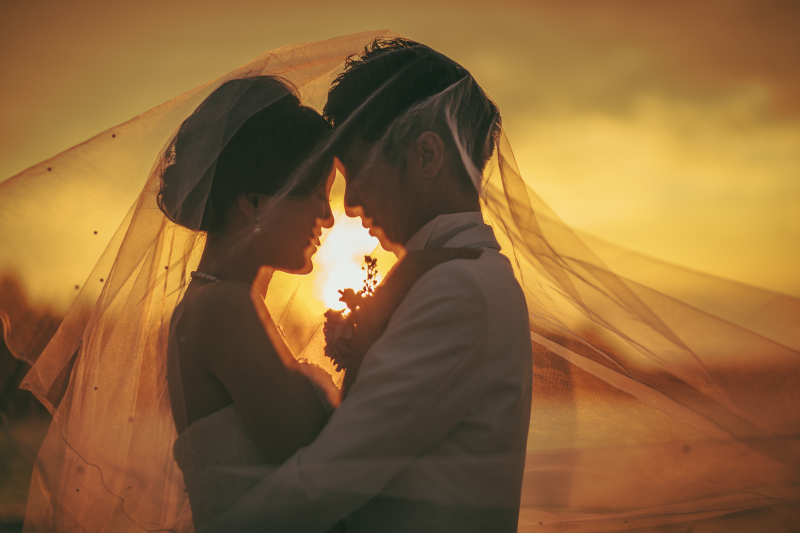 映画のワンシーンのようなサンセット