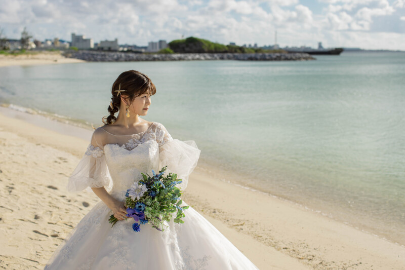 マーブルリゾートウェディング沖縄［MARBLE RESORT WEDDING 沖縄］_ウエディングドレスが豊富
