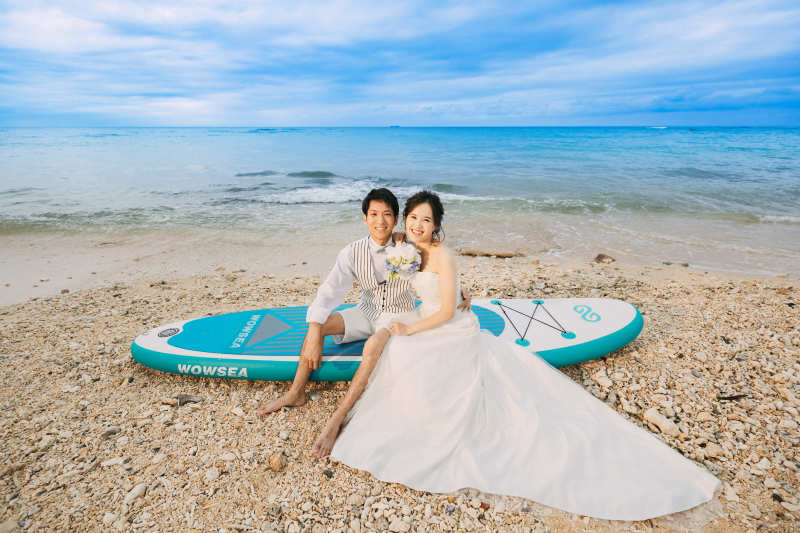 SUPボードでお洒落カット♩