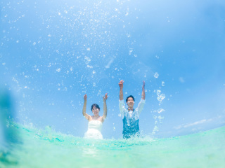 マーブルリゾートウェディング沖縄［MARBLE RESORT WEDDING 沖縄］_ウォーターイン・水中撮影