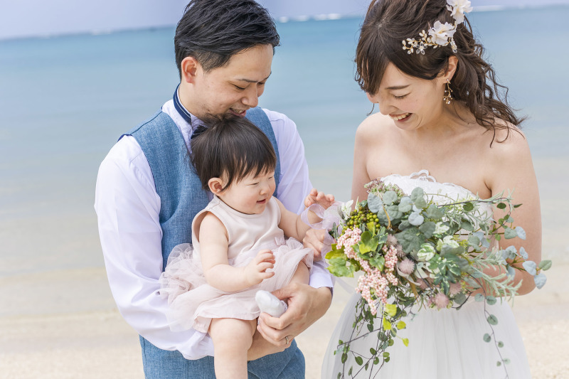 マーブルリゾートウェディング沖縄［MARBLE RESORT WEDDING 沖縄］_子供用の衣装がある