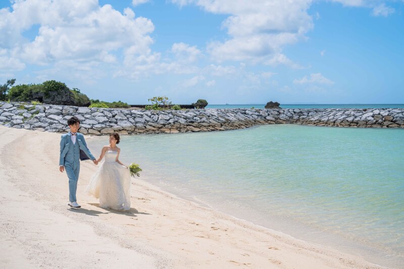 ★BLACK FRIDAY特別価格★【スタジオ&ビーチウェディングフォト】150カット / 北谷スタジオ 