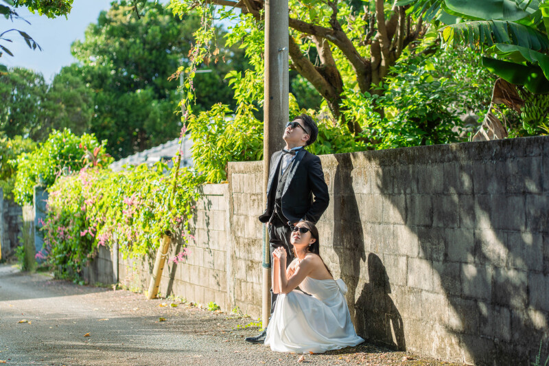 【超穴場スポット瀬底のフクギ通り&透明度の高い瀬底ビーチで撮影】沖縄本島ビーチ&グリーンスポット満喫プラン☆200カット