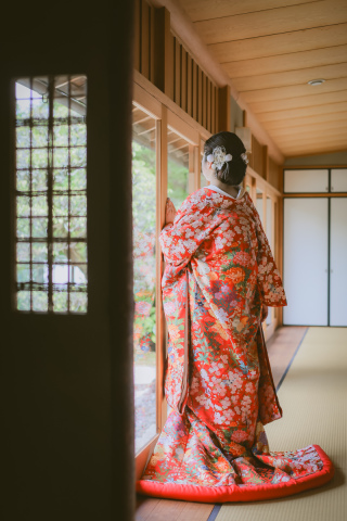 赤・朱色／清楚で王道柄