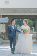 ペイズリー柄のネイビー／1点物