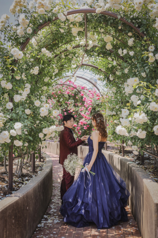 ダーク系は今も人気「ブルー＆ネイビー」