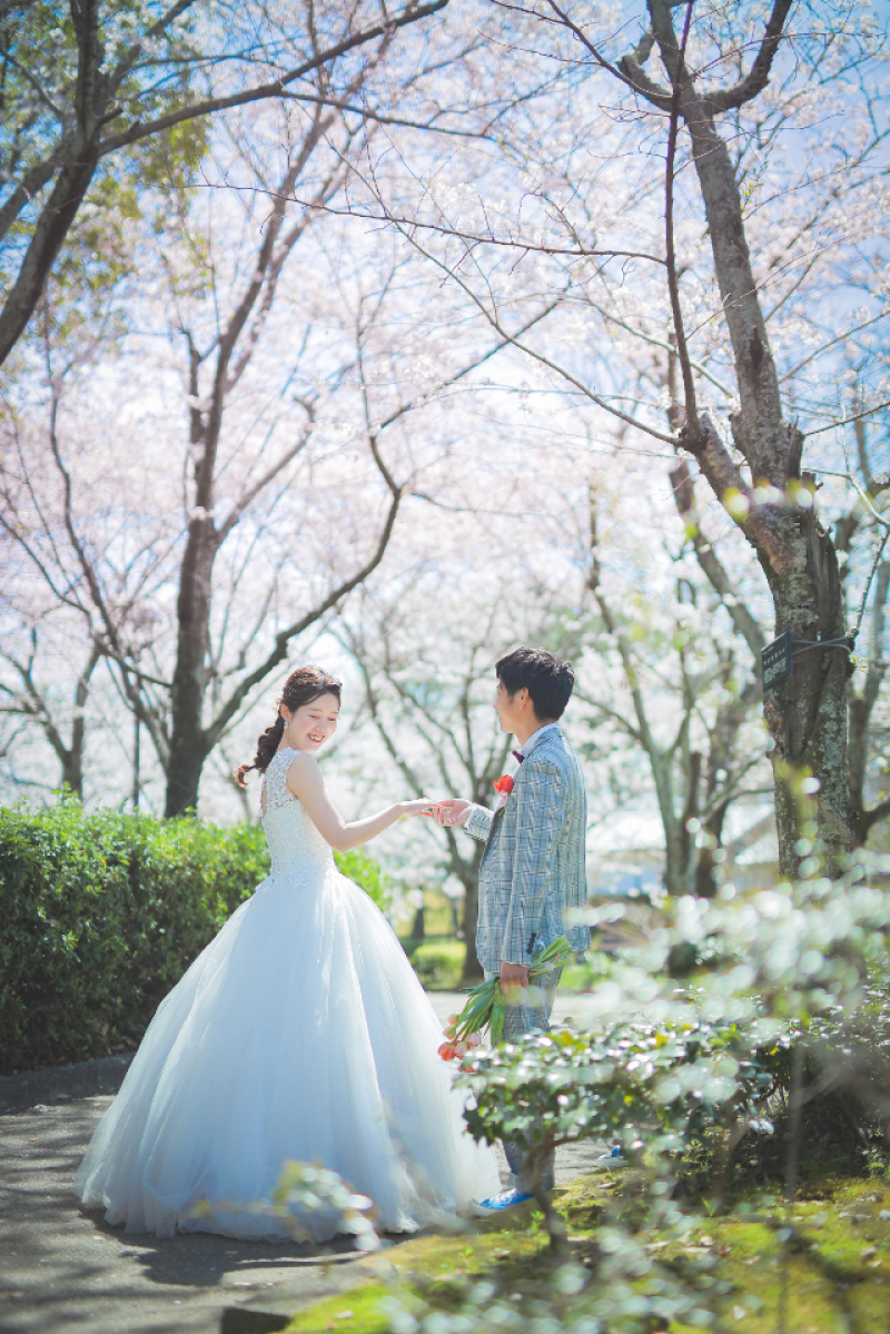 胸元のレースとふんわりチュールのナチュラルドレス♪