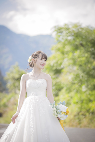 可愛いが詰まった王道のAラインドレス！