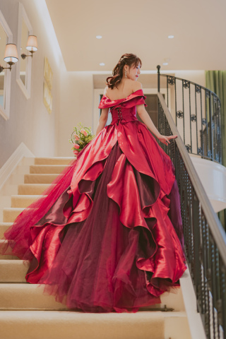 KIYOKOHATA／ワインレッド