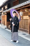 定番の黒紋付。やっぱりカッコいい！