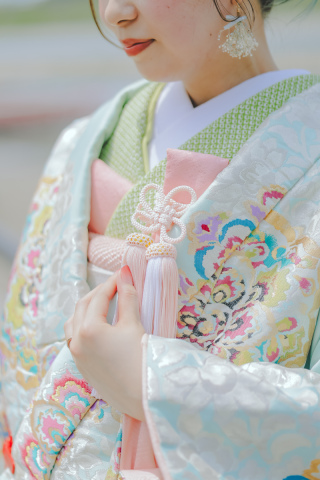 華紋箔／ライトブルー