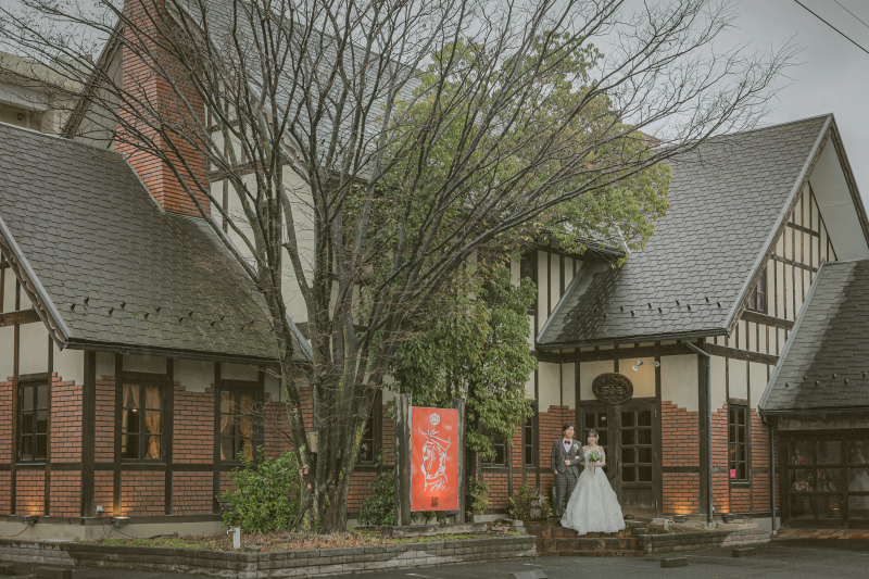 赤レンガの外観でロケーション撮影も同時に可能です