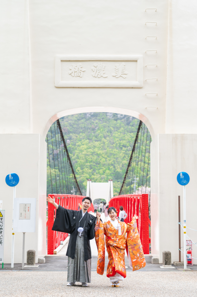 数年ぶりに修復された国指定重要文化財”美濃橋”！