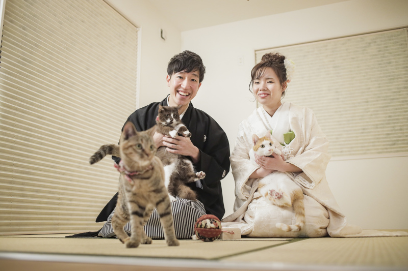 ご自宅へ移動して、家族フォトの後半戦スタートです