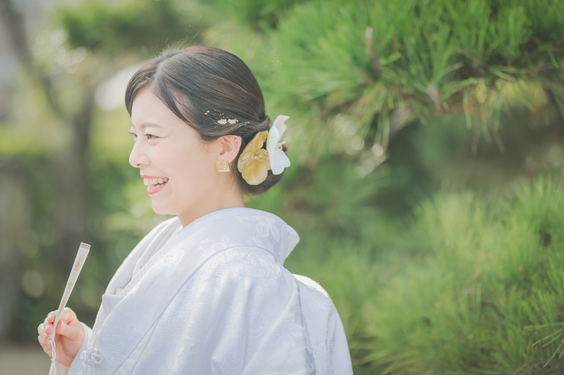 美しい新婦さんのソロもたくさん撮りますよ～！