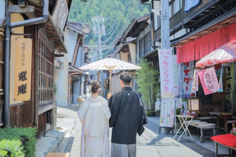 らしさ。お二人×郡上八幡　写真に表れてますね！